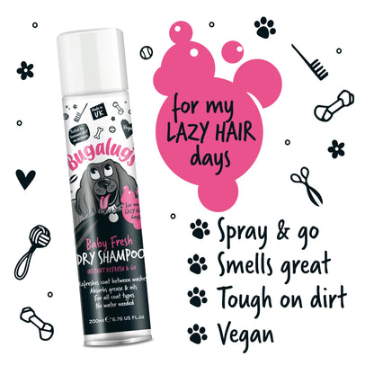 Bugalugs Baby Fresh Dry Shampoo 200ml