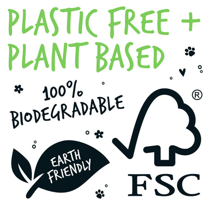 Bugalugs Biodegradable Pet Wipes (20 Large Plastic Free & plant based Wipes) Fragrance Free for Dogs & Cats