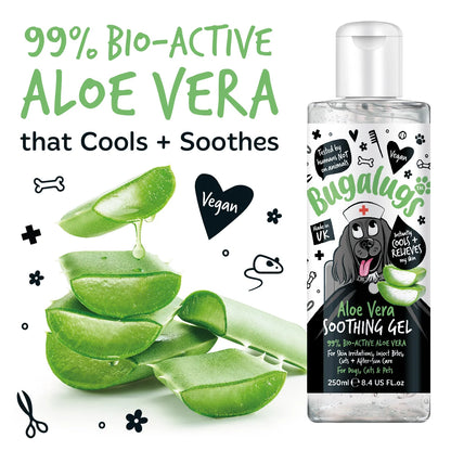 Bugalugs Aloe Vera Soothing Gel 250ml