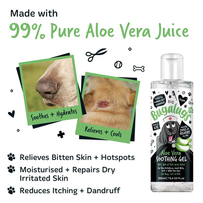 Bugalugs Aloe Vera Soothing Gel 250ml