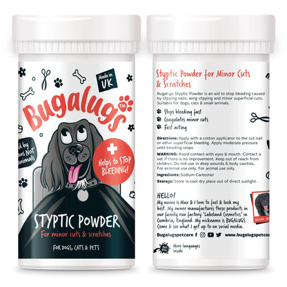Bugalugs Styptic Powder 50G