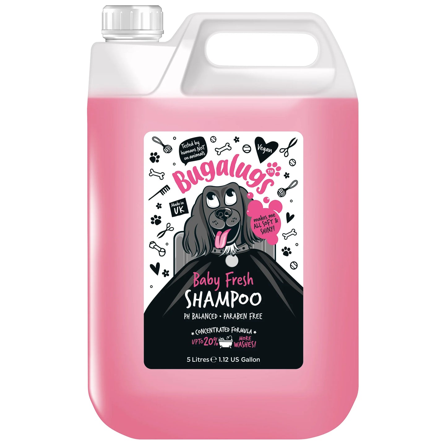 Bugalugs Baby Fresh Dog Shampoo 5 Litre