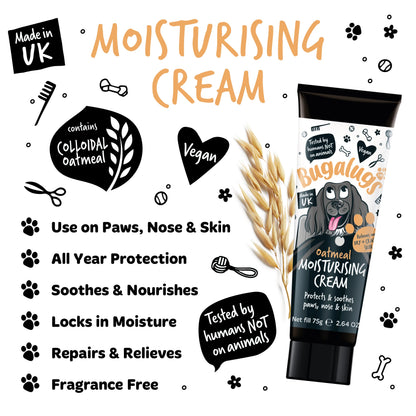 Bugalugs Moisturising Oatmeal Cream 75g