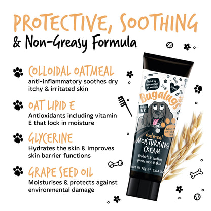 Bugalugs Moisturising Oatmeal Cream 75g