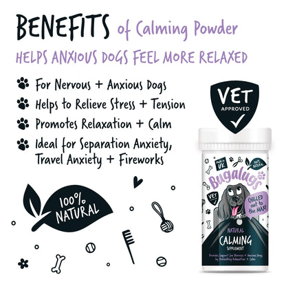 Bugalugs Calming Powder Supplement with spoon 80g