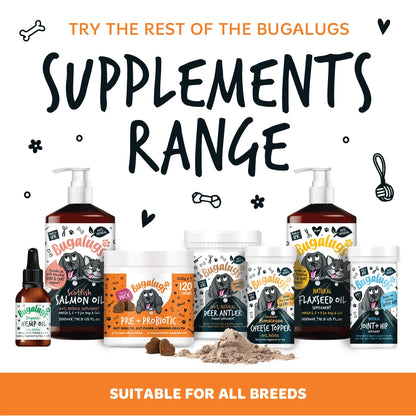 Bugalugs Pre & Probiotic Digestive Powder Supplement 80g for Dogs