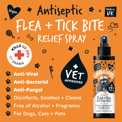 Bugalugs Antiseptic Flea & Tick Bite Relief 200ml