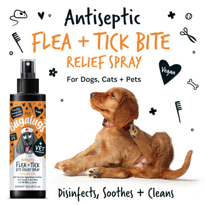 Bugalugs Antiseptic Flea & Tick Bite Relief 200ml