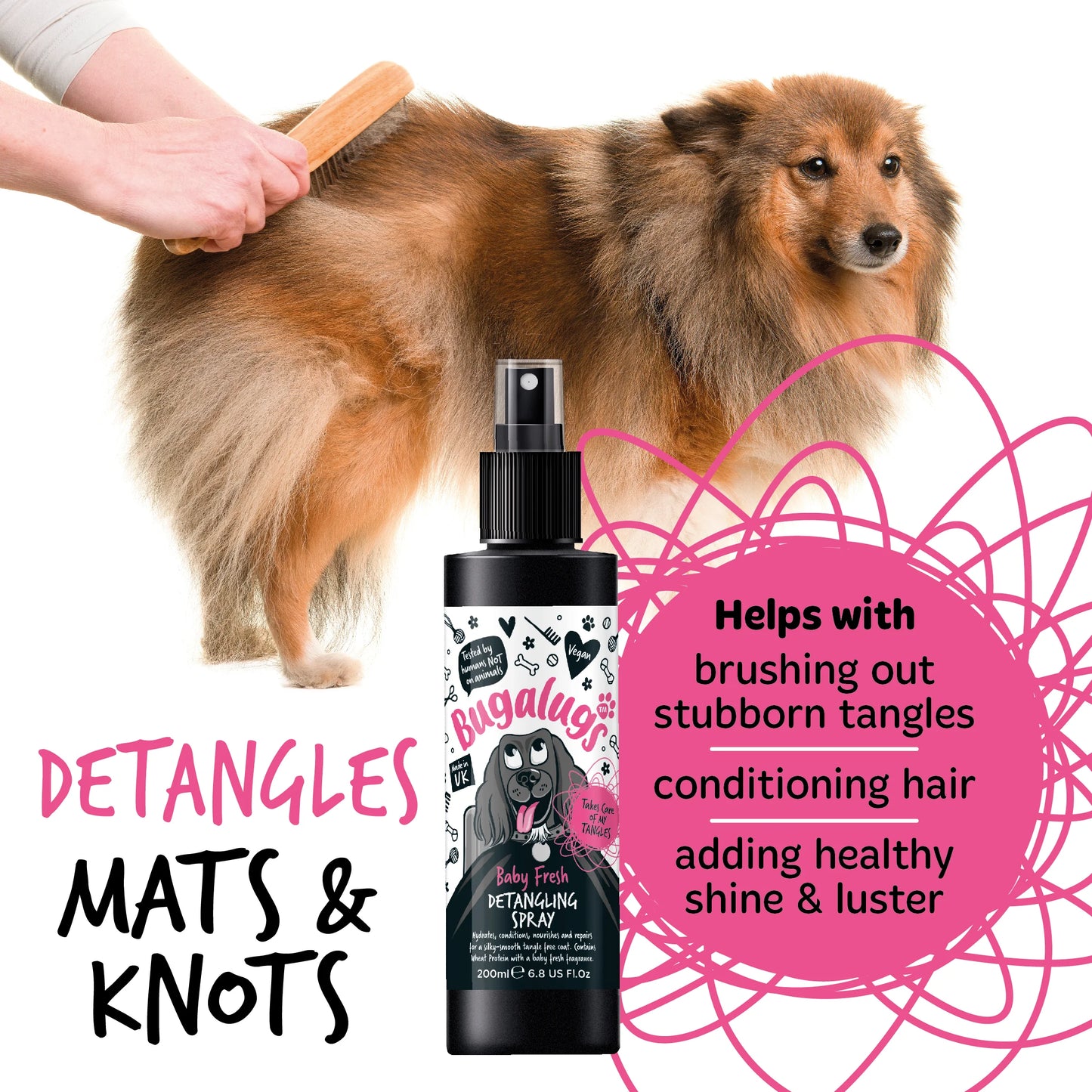Bugalugs Baby Fresh Detangling Spray 200ml