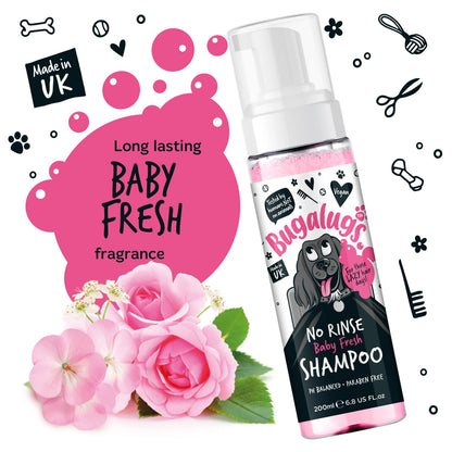 Bugalugs No Rinse Shampoo Baby Fresh 200ml