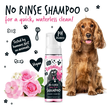 Bugalugs No Rinse Shampoo Baby Fresh 200ml