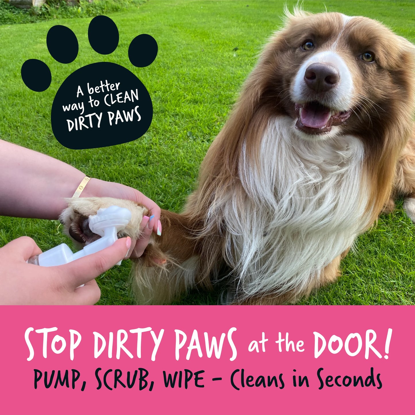 Bugalugs No Rinse Paw Cleaner Foam Shampoo 200ml - Baby Fresh