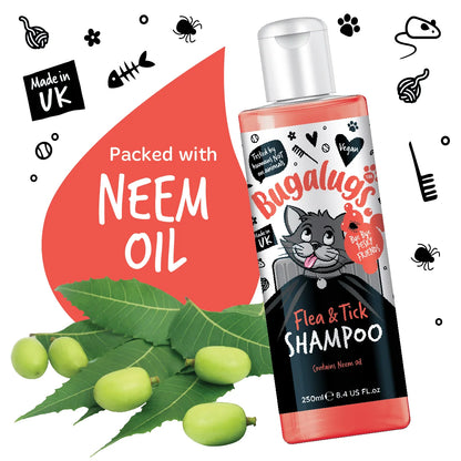 Bugalugs Cat Flea & Tick Dog Shampoo 250ml