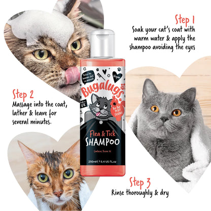 Bugalugs Cat Flea & Tick Dog Shampoo 250ml