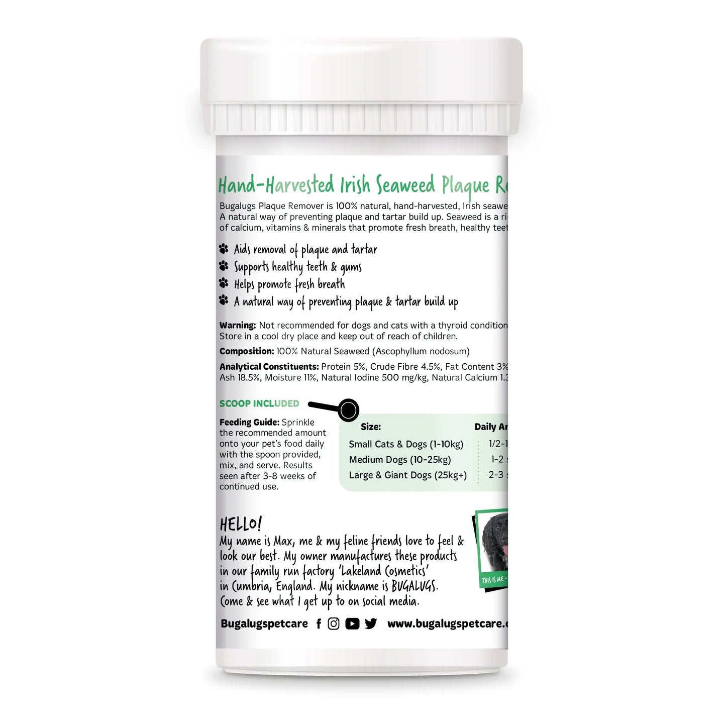 Bugalugs Cat Plaque Remover 200g