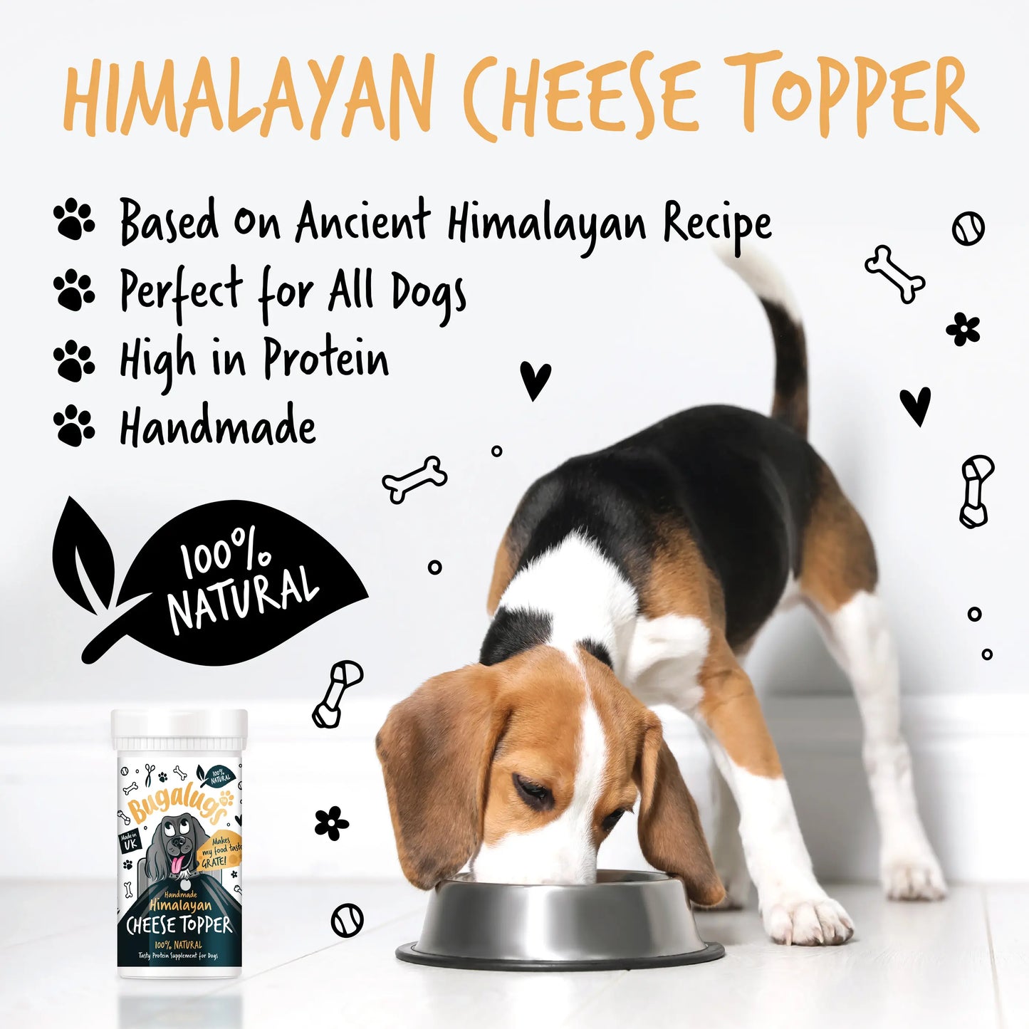 Bugalugs Himalayan Cheese Topper 70g for Dogs & Cats