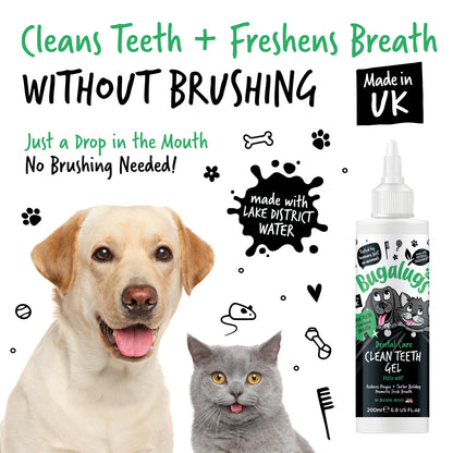 Dental Care Clean Teeth Gel 200ml for Dogs & Cats