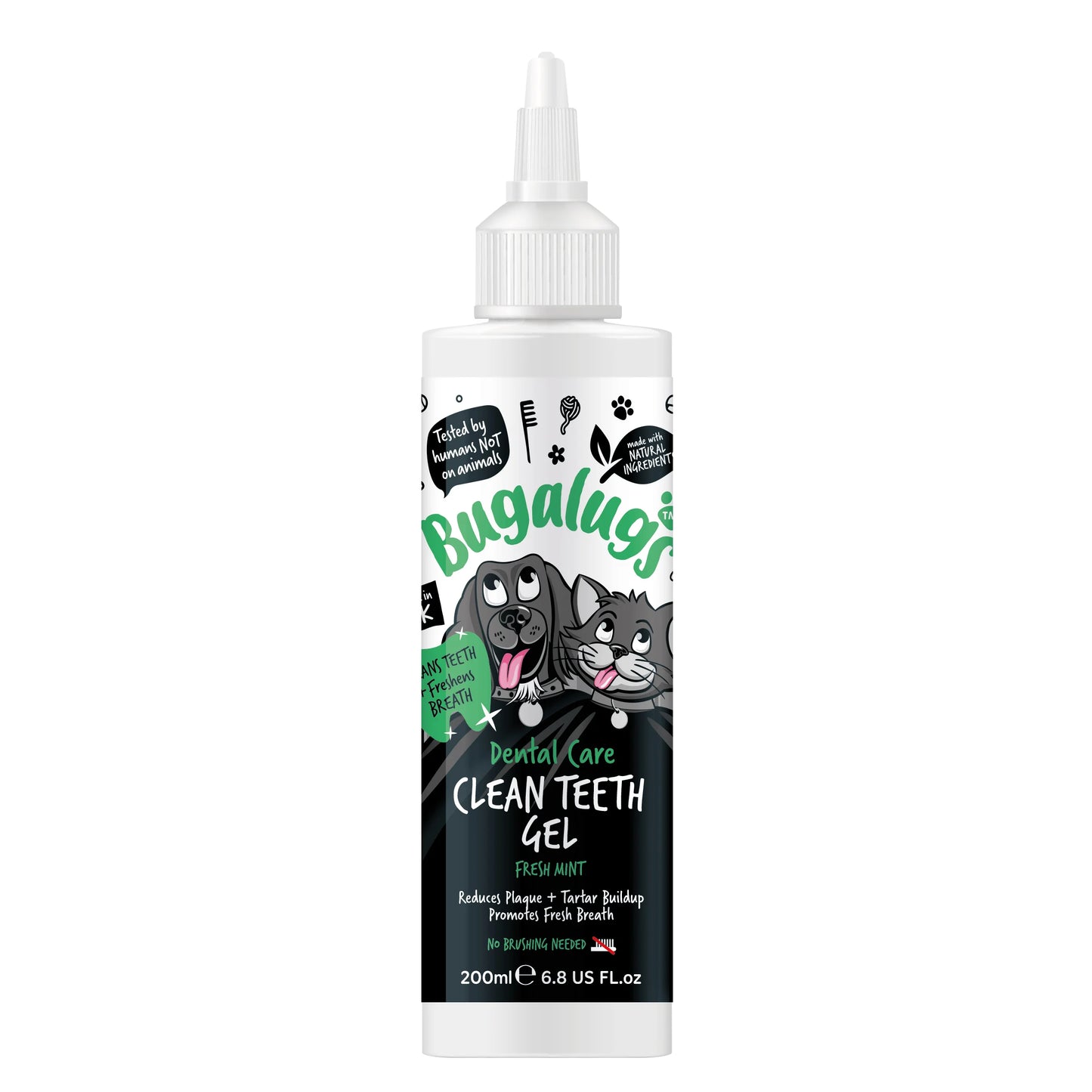 Dental Care Clean Teeth Gel 200ml for Dogs & Cats