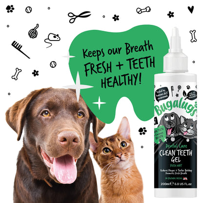 Dental Care Clean Teeth Gel 200ml for Dogs & Cats
