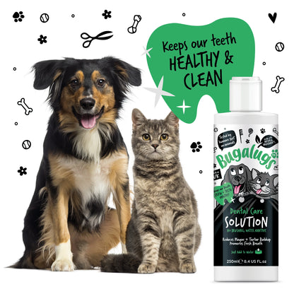 Bugalugs Dental Care Water Additive 250ml for Dogs & Cats
