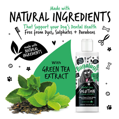 Bugalugs Dental Care Water Additive 250ml for Dogs & Cats