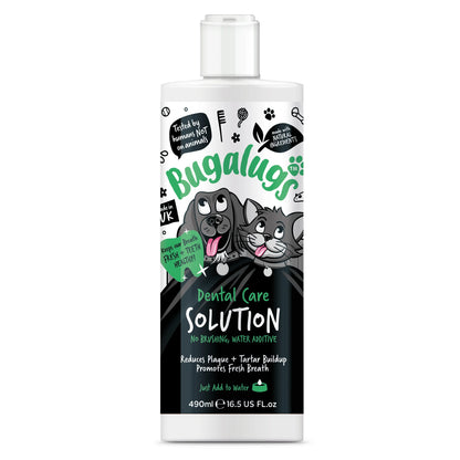 Bugalugs Dental Care Water Additive 490ml for Dogs & Cats