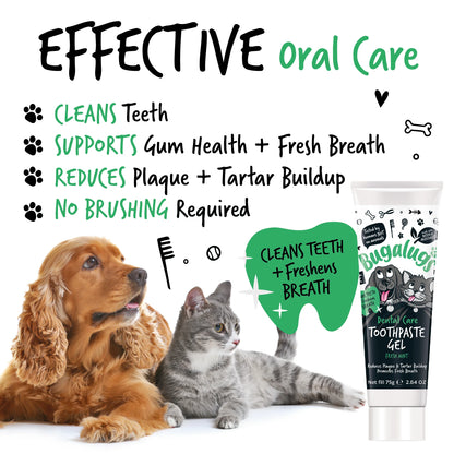 Bugalugs Dental Care Toothpaste with Fresh Mint for Dogs & Cats