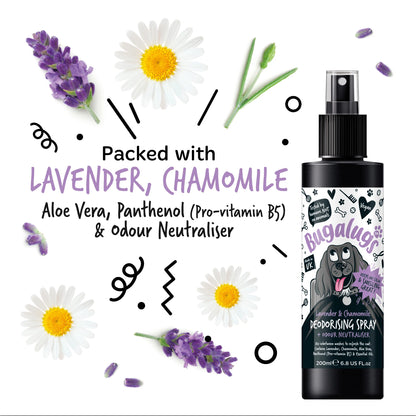 Bugalugs Lavender & Chamomile Deodorising Spray 200ml