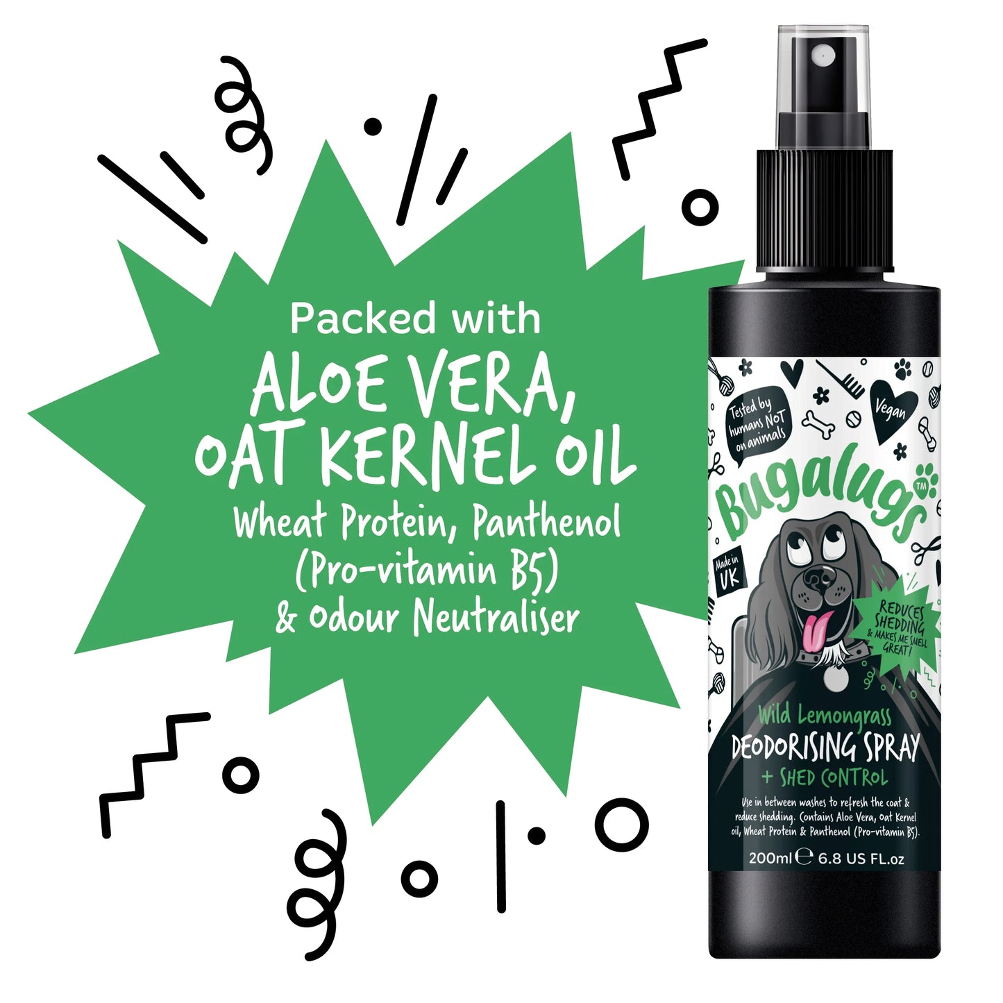 Bugalugs Baby Fresh Dog Cologne 200ml