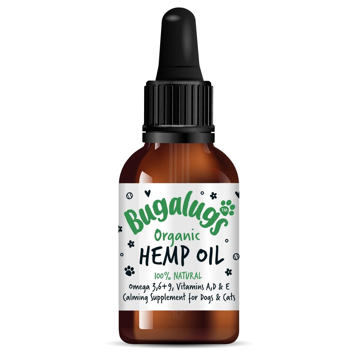 Bugalugs Organic Hemp Oil 50ml for Dogs & Cats
