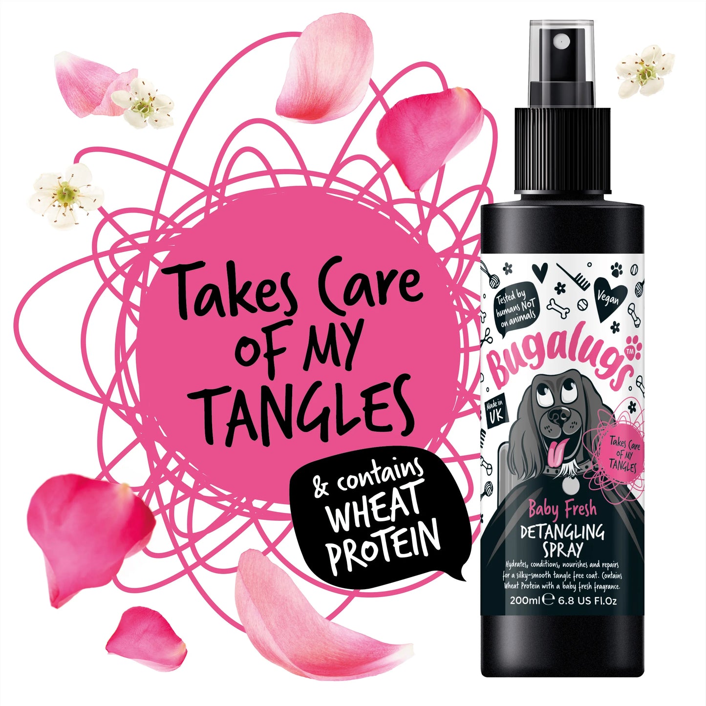 Bugalugs Baby Fresh Detangling Spray 200ml