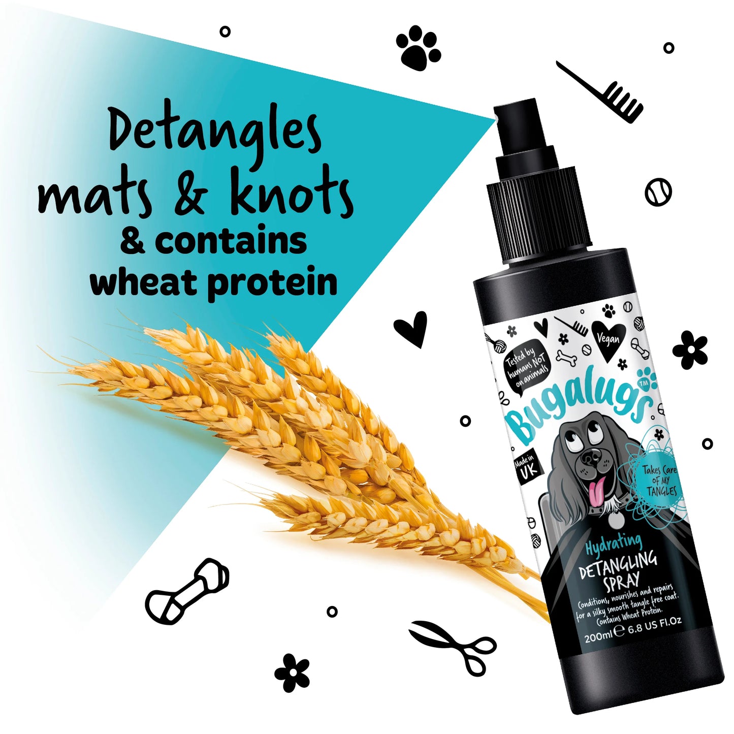 Bugalugs Original Detangling Spray 200ml