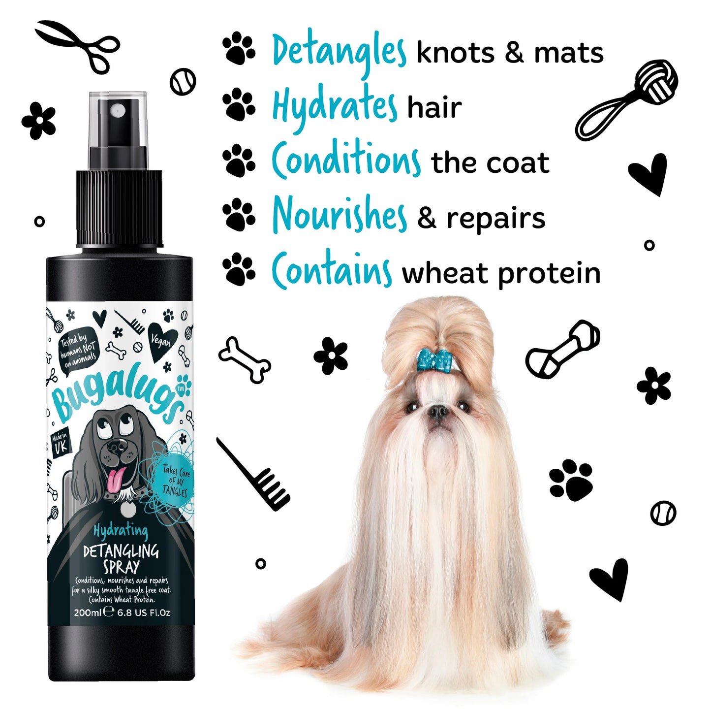 Bugalugs Original Detangling Spray 200ml