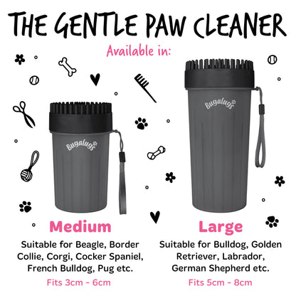 Bugalugs Paw Cleaner - Large (Black)
