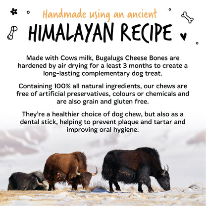 Bugalugs Himalayan Yak Chews Large (2 pack) 182g