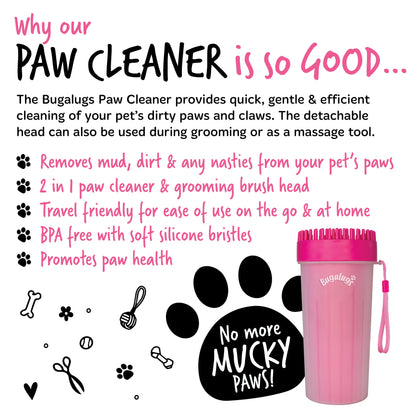 Bugalugs Paw Cleaner - Large (Pink)
