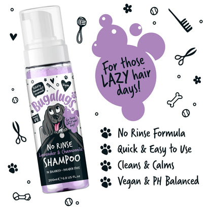 Bugalugs No Rinse Shampoo Lavender & Chamomile 200ml
