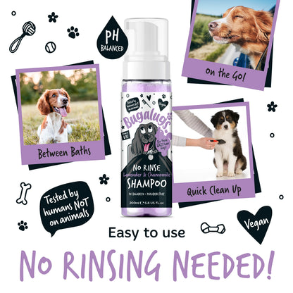 Bugalugs No Rinse Shampoo Lavender & Chamomile 200ml