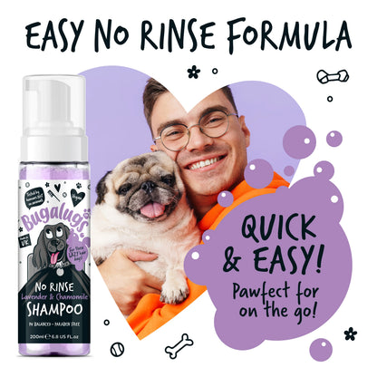 Bugalugs No Rinse Shampoo Lavender & Chamomile 200ml