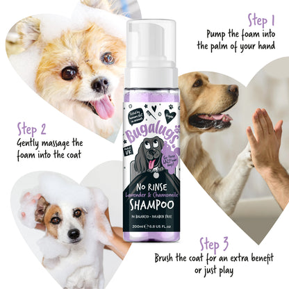 Bugalugs No Rinse Shampoo Lavender & Chamomile 200ml