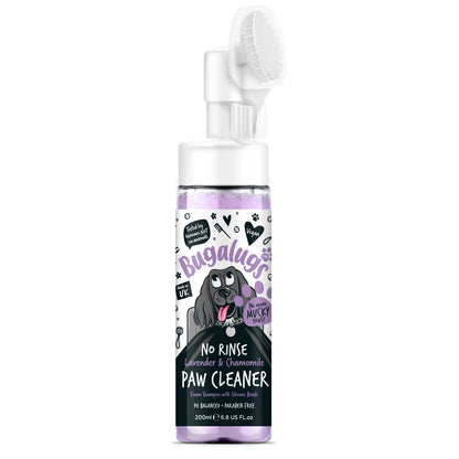 Bugalugs No Rinse Paw Cleaner Foam Shampoo 200ml - Lavender & Chamomile
