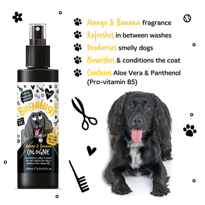 Bugalugs Mango & Banana Dog Cologne 200ml