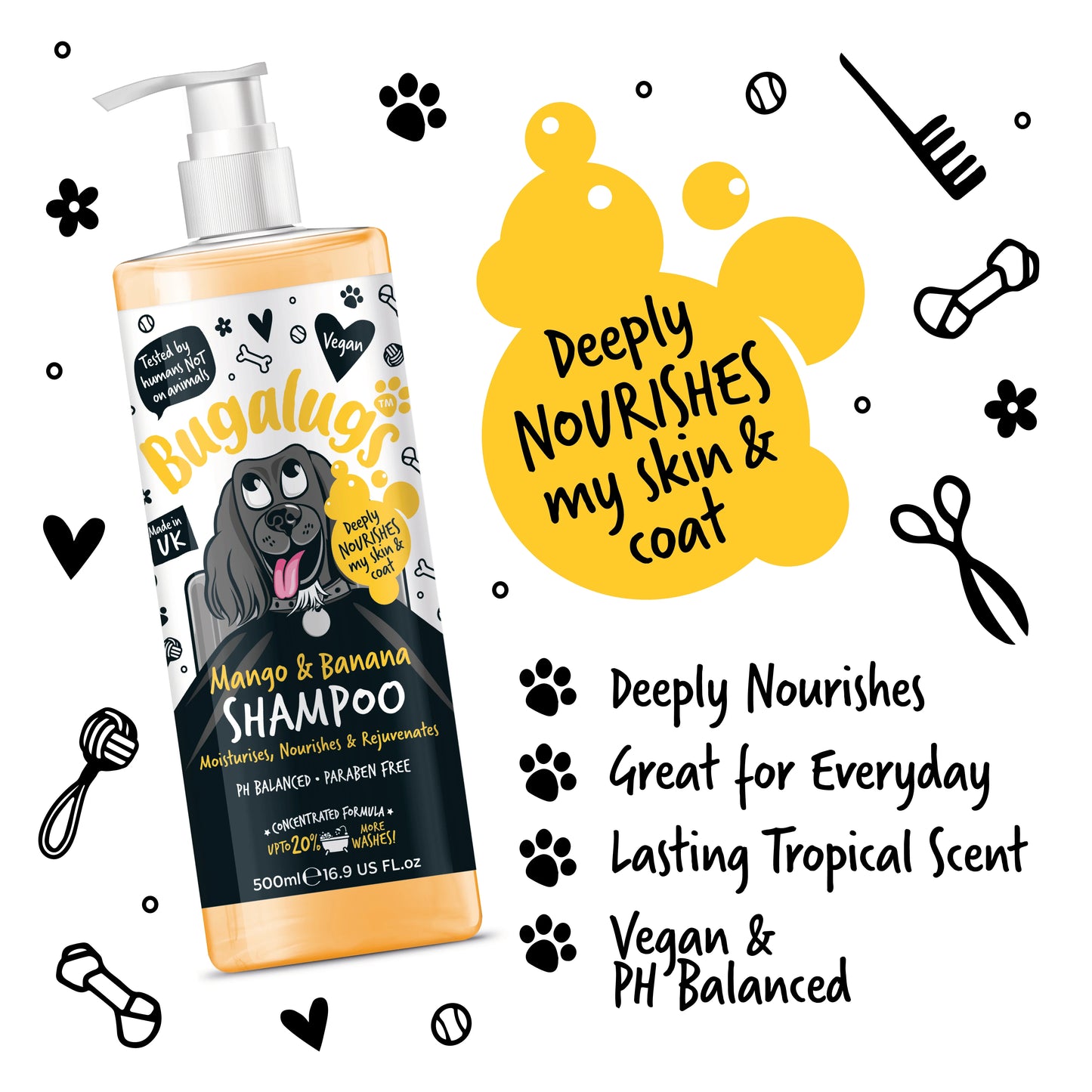 Bugalugs Mango & Banana 500ml