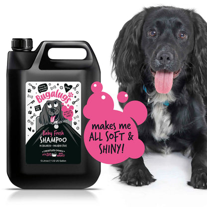 Bugalugs Baby Fresh Dog Shampoo 5 Litre