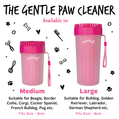 Bugalugs Paw Cleaner - Medium (Pink)