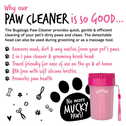 Bugalugs Paw Cleaner - Medium (Pink)