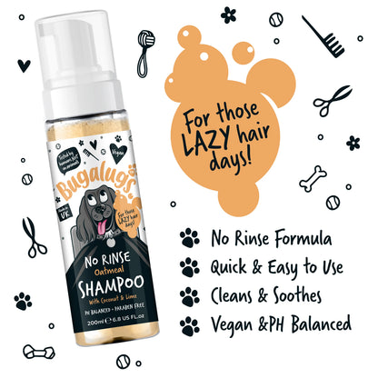 Bugalugs No Rinse Shampoo Oatmeal 200ml