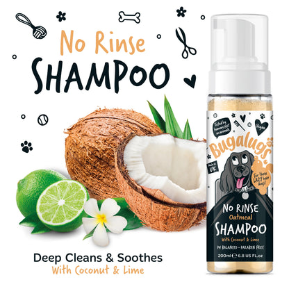 Bugalugs No Rinse Shampoo Oatmeal 200ml