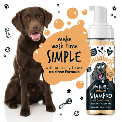 Bugalugs No Rinse Shampoo Oatmeal 200ml