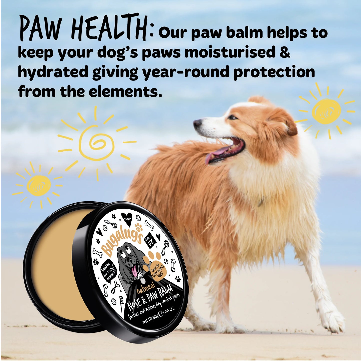 Bugalugs Paw & Nose Balm Pot 30g